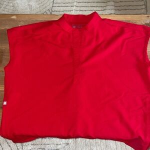 Women’s Figs Rafaela Scrub Top Winning Red